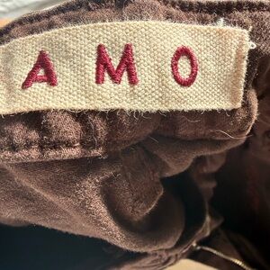 AMO Brown Easy Trouser Pants